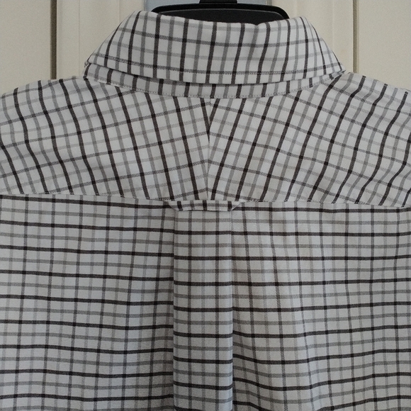 Land's End Plaid Supima Classic Shirt 16-36T - Picture 3 of 13